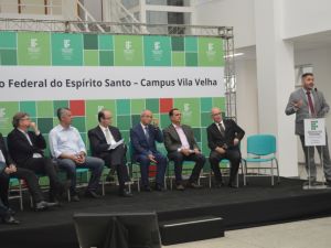 2018 - Inaugurações das obras de expansão dos campi Vila Velha e Serra