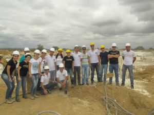 2014 - Visita Técnica dos alunos de Engenharia de Minas à cidade de Ourinhos (BA)