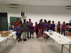 2024 - Projeto de extensão do Ifes promove atividade com crianças na Guiana Francesa