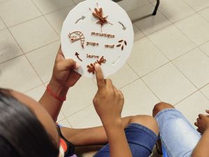 Projeto de extensão do Ifes promove atividade com crianças na Guiana Francesa