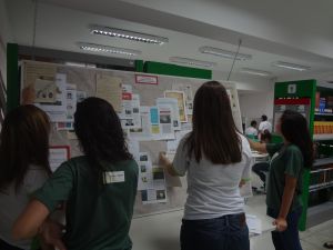 2014 - Exposição de jornais literários na biblioteca do Campus Guarapari