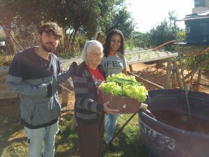 2019 - Projeto de extensão do Campus de Alegre leva peixes e hortaliças para idosos de Jerônimo Monteiro