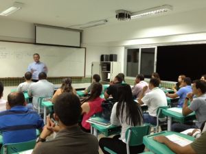 2013 - Aula Inaugural com a segunda turma da pós em Gestão Estratégica de Negócios no campus Guarapari