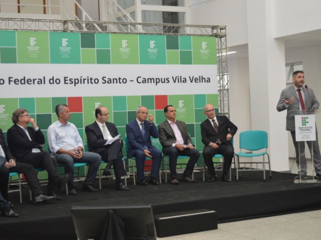 Inaugurações das obras de expansão dos campi Vila Velha e Serra