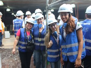 2014 - Alunos do Campus Nova Venécia fazem visita técnica às obras da linha 4 do metrô do Rio de Janeiro
