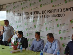 2019 - Ifes dá início às obras de construção da nova sede do Campus Barra São Francisco