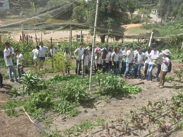 Alunos do Campus Cachoeiro de Itapemirim fazem visita técnica a Centro de Desenvolvimento Sustentável Guaçu Virá.
