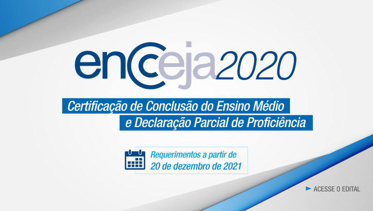 Ifes divulga edital para certificação do Encceja 2020