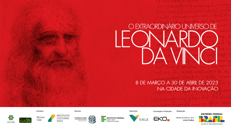 Cidade da Inovação recebe a exposição “O Extraordinário Universo de Leonardo da Vinci”